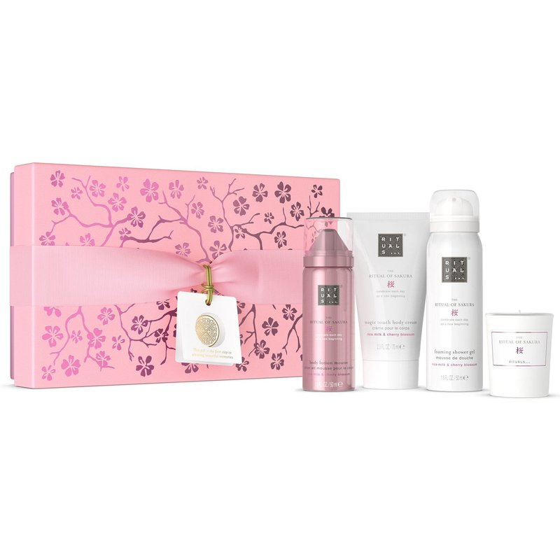 RITUALS The Ritual of Sakura Cherry Blossom & Rice Milk Small Bath and Body Gift Set (Worth £28.80)