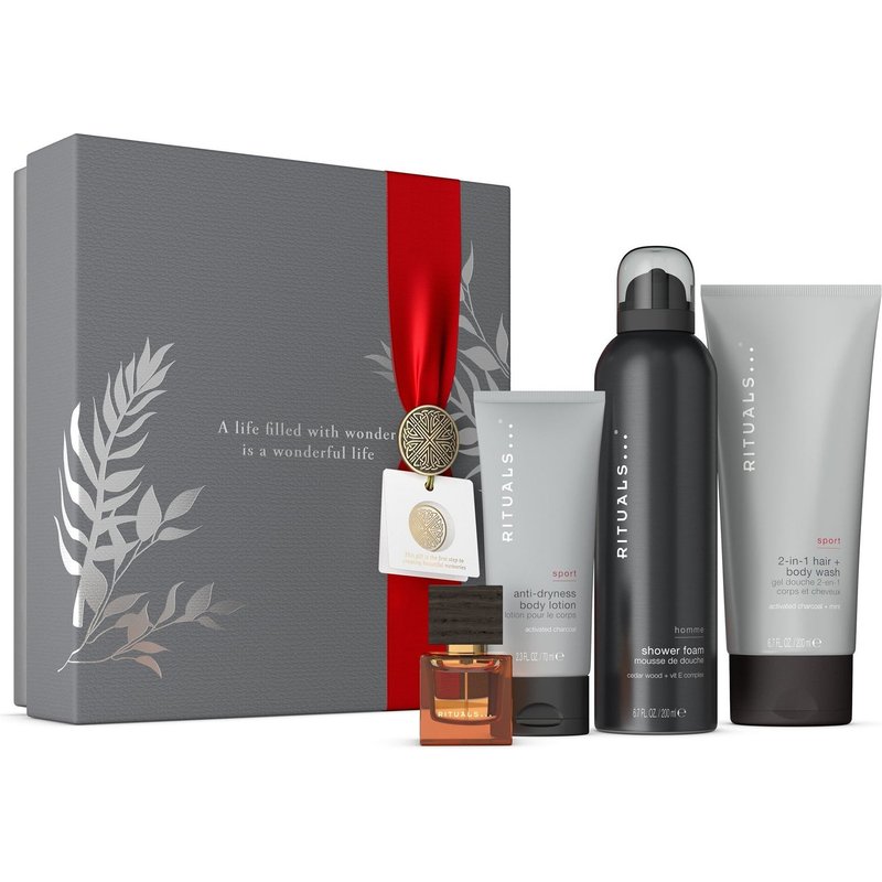 RITUALS Homme & Sport Collection Men's Aromatic Medium Bath and Body Gift Set (Worth £50.90)
