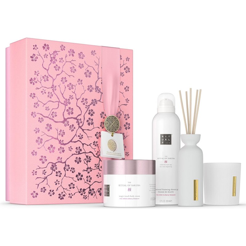 RITUALS The Ritual of Sakura Cherry Blossom & Rice Milk Large Bath and Body Gift Set (Worth £67.00)