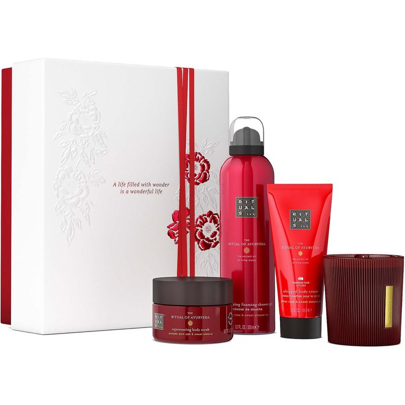 RITUALS The Ritual of Ayurveda Sweet Almond & Indian Rose Medium Gift Set