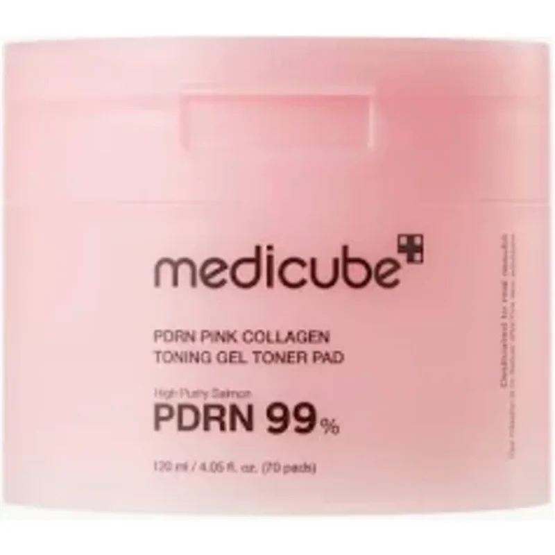 Medicube PDRN Pink Collagen Toning Gel Toner Pad 70 pads