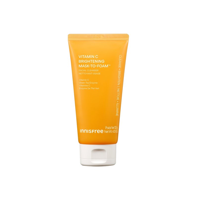 innisfree Vitamin C Brightening Daily Korean Mask-to-Foam™ Cleanser