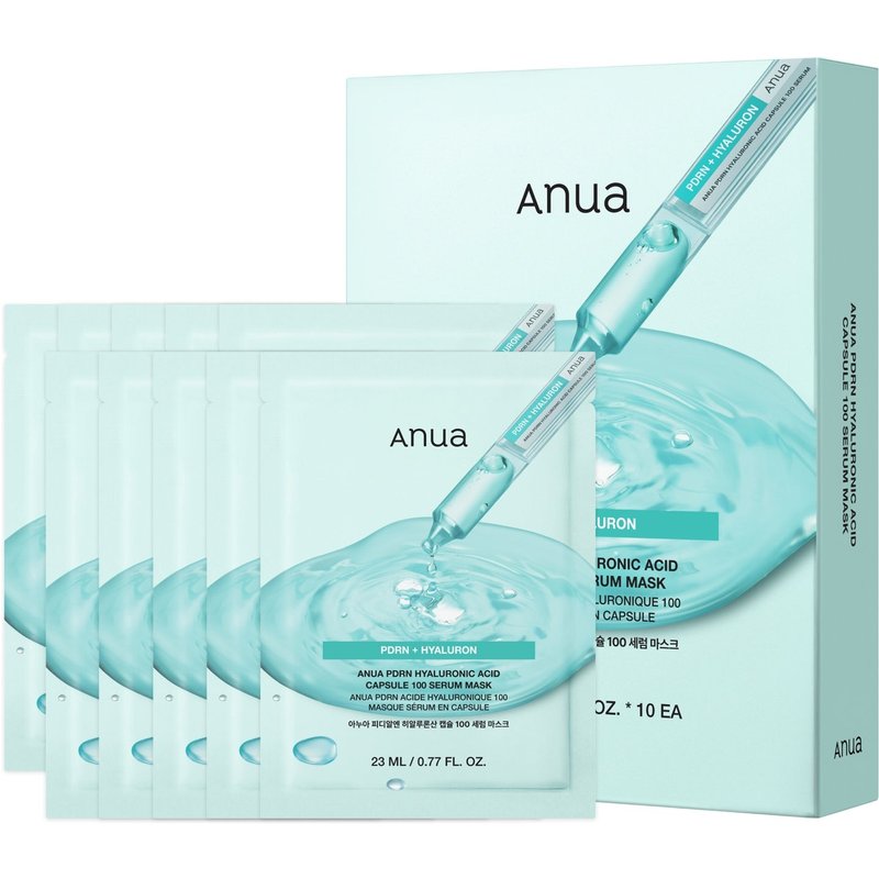 Anua PDRN Hyaluronic Acid Capsule 100 Serum Mask 23ml