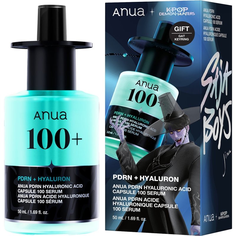 Exclusive Anua KPop Demon Hunters PDRN Hyaluronic Acid Capsule 100 Serum 50ml