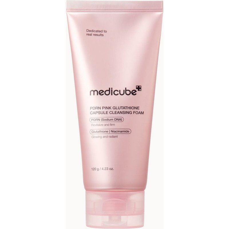 Medicube Pdrn Pink Glutathione Capsule Cleansing Foam 120g