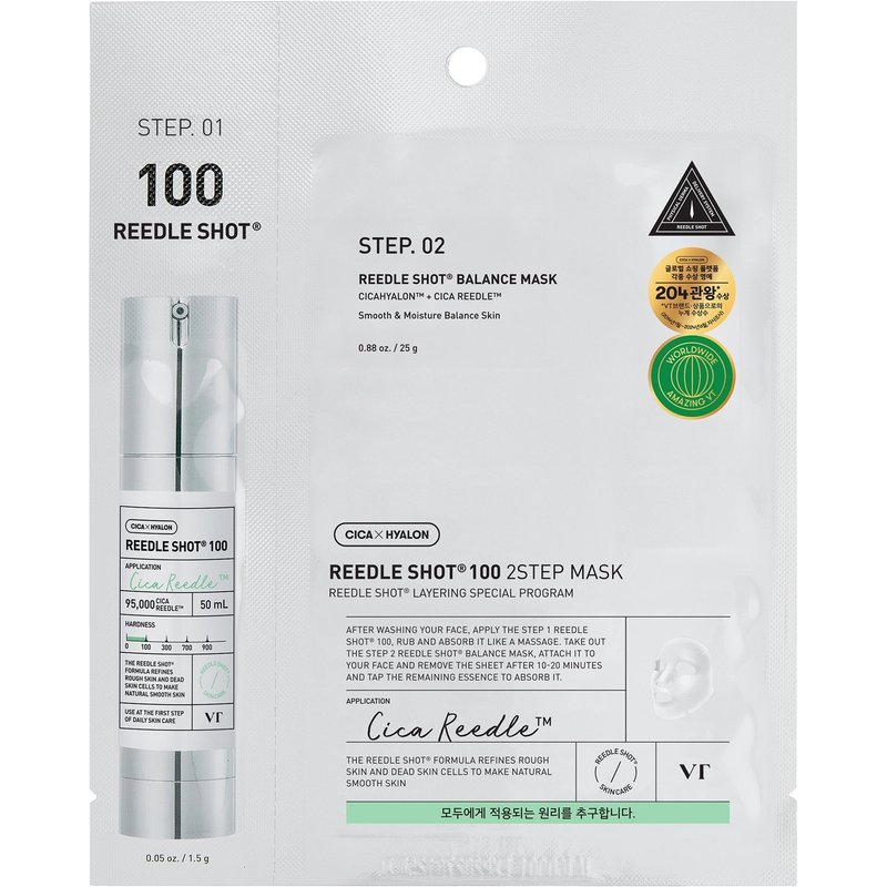 VT Cosmetics Reedle Shot 100 2-Step Mask