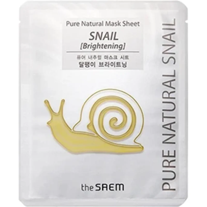 The Saem Pure Natural Mask Sheet Snail Brightening 20ml