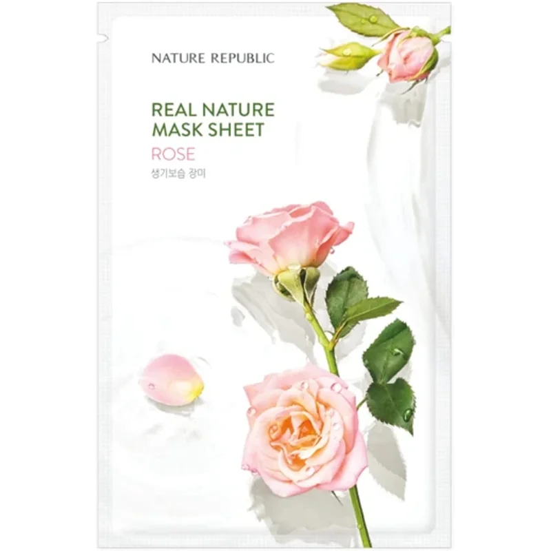 Nature Republic Real Nature Sheet Mask Rose