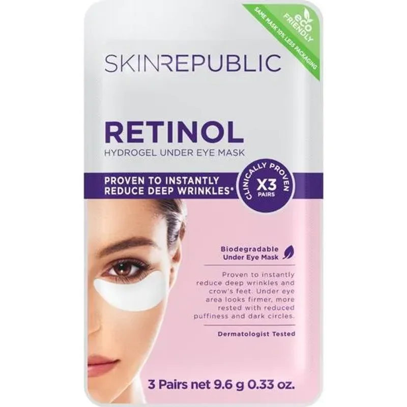 Skin Republic Retinol Hydrogel Eye Mask 3 Pairs