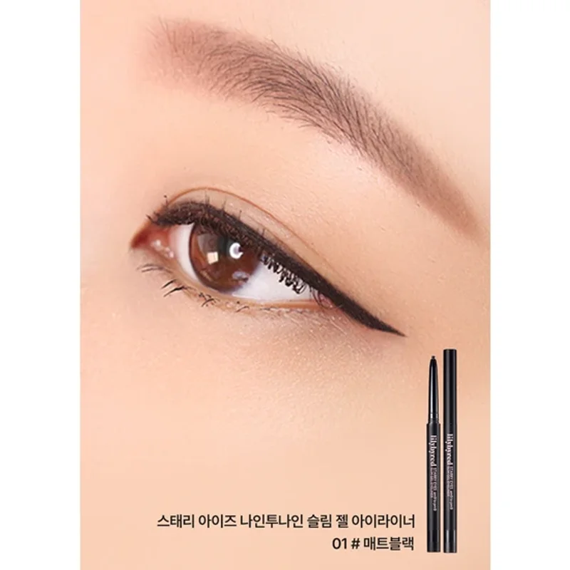 Lilybyred Starry Eyes Am9 To Pm9 Slim Gel Eyeliner 01 #Matt Black