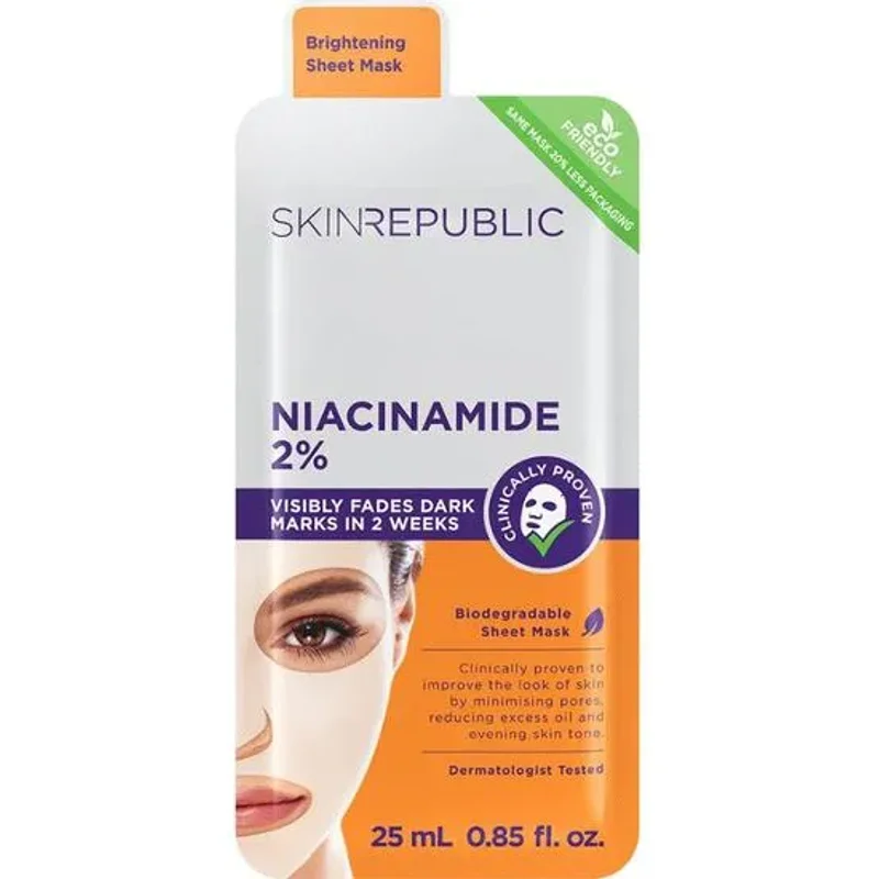 Skin Republic Niacinamide 2% Face Sheet Mask 25ml