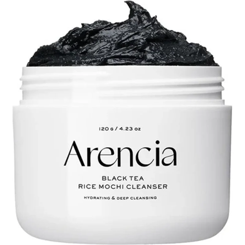 Arencia Black Tea Rice Mochi Cleanser 120g