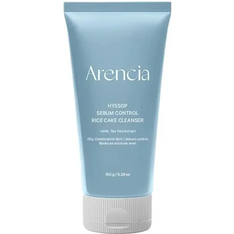 Arencia Hyssop Sebum Control Rice Cake Cleanser 150g
