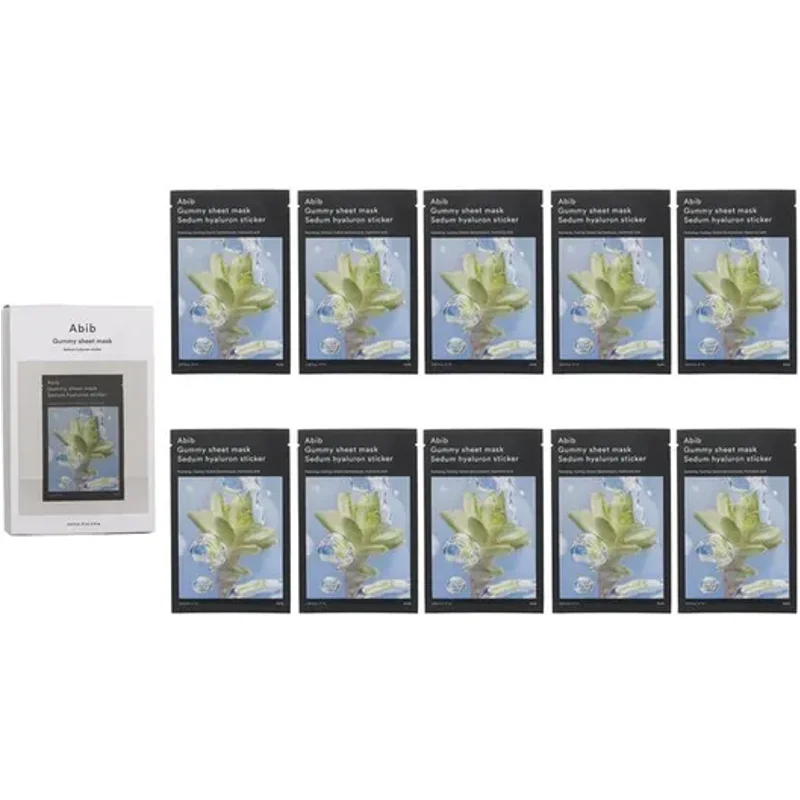 Abib Gummy Sheet Mask Sedum Hyaluron Sticker 27ml x10pcs