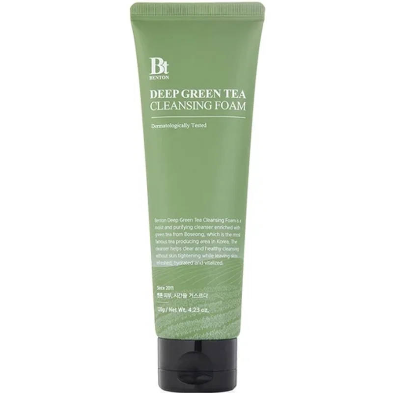 Benton Deep Green Tea Cleansing Foam 120g