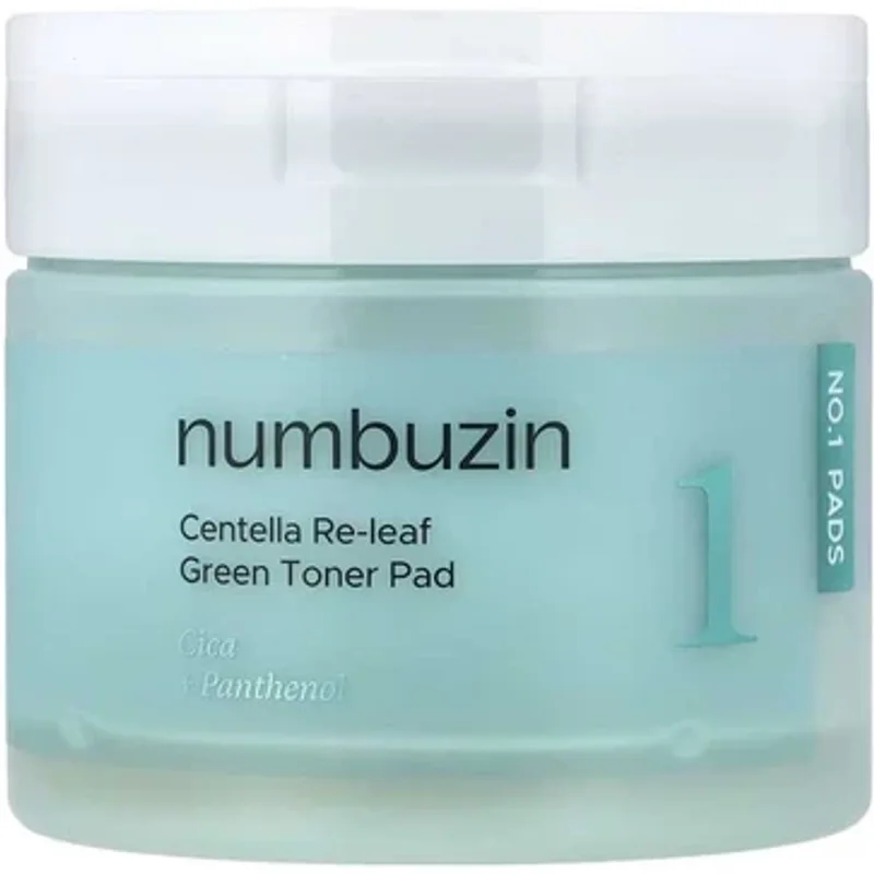 Numbuzin No.1 Centella Re-leaf Green Toner Pad 190ml
