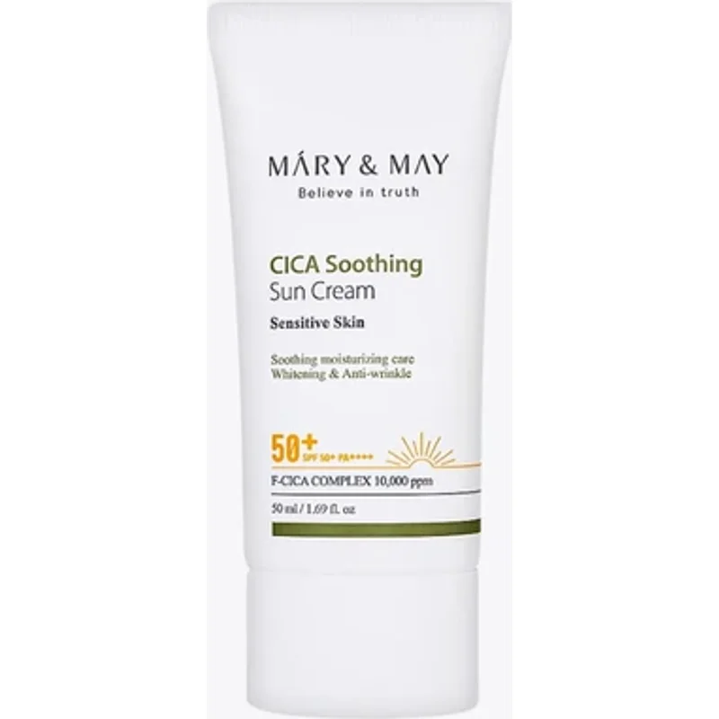 Mary & May Vegan CICA Soothing Sun Cream SPF 50+ 50ml