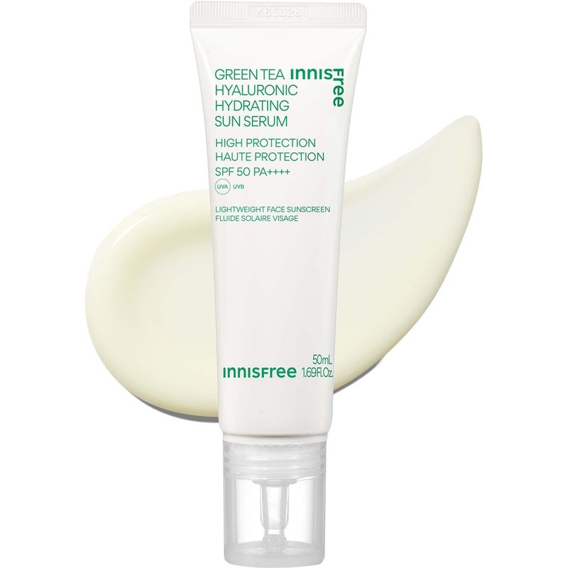 INNISFREE Green Tea Hyaluronic Moist Sun Serum SPF50 50ml