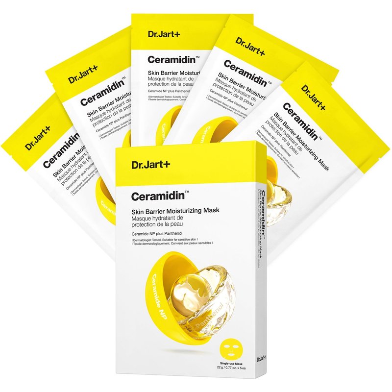 Dr.Jart+ Ceramidin Skin Barrier Moisturising Sheet Mask 5 Pack