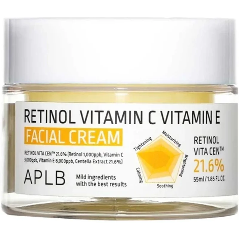 APLB Retinol Vitamin C Vitamin E Facial Cream 55ml