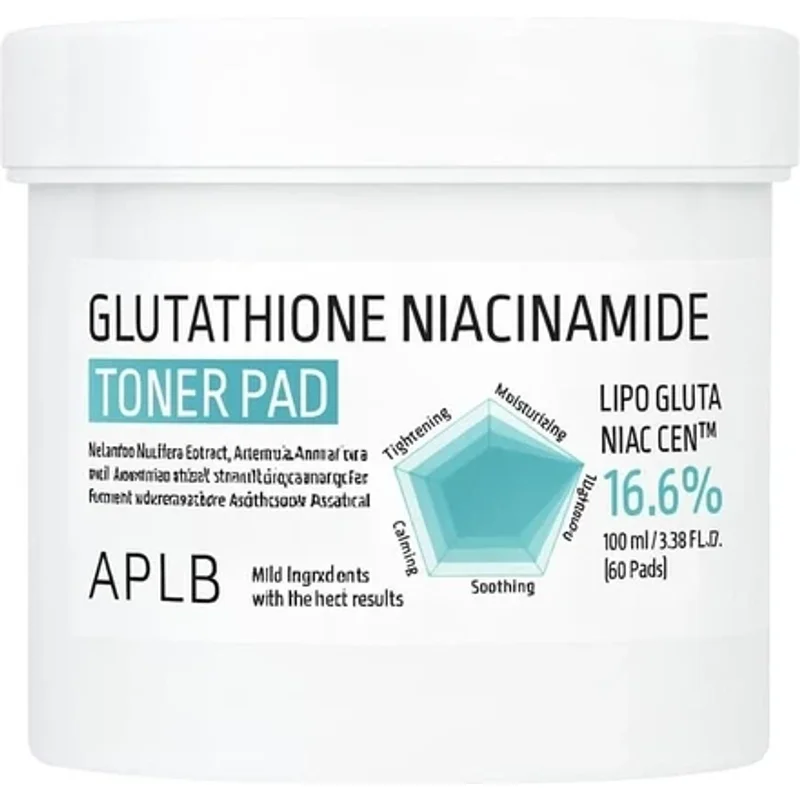 APLB Glutathione Niacinamide Toner Pad 100ml