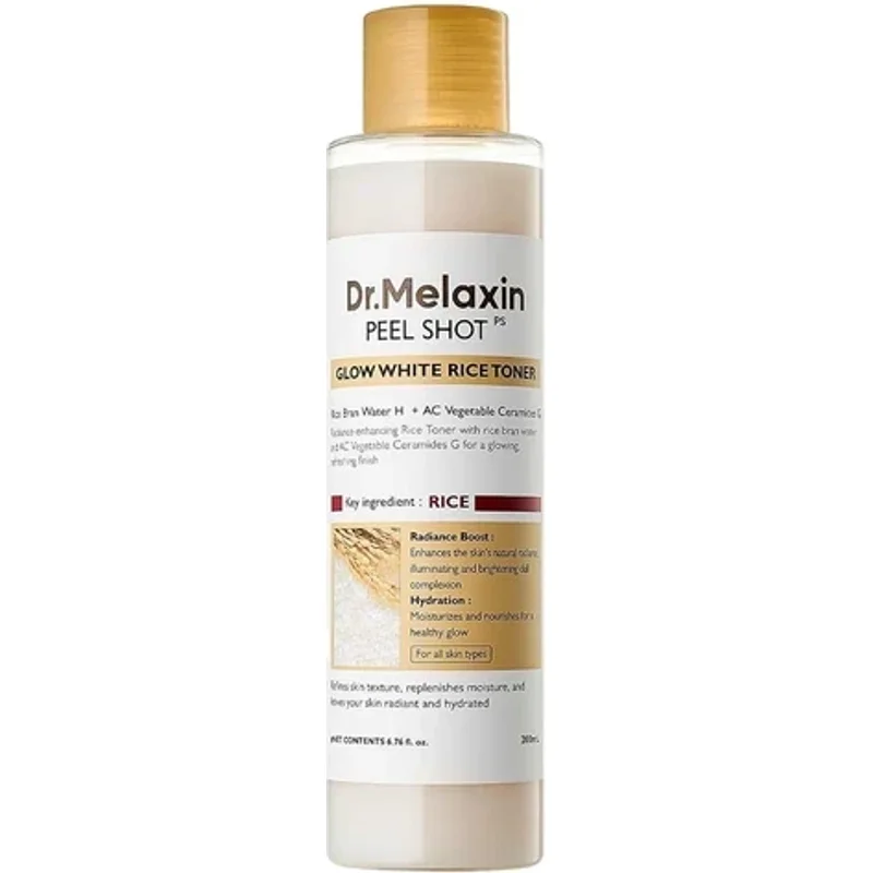 Dr. Melaxin Peel Shot Glow White Rice Toner 200ml