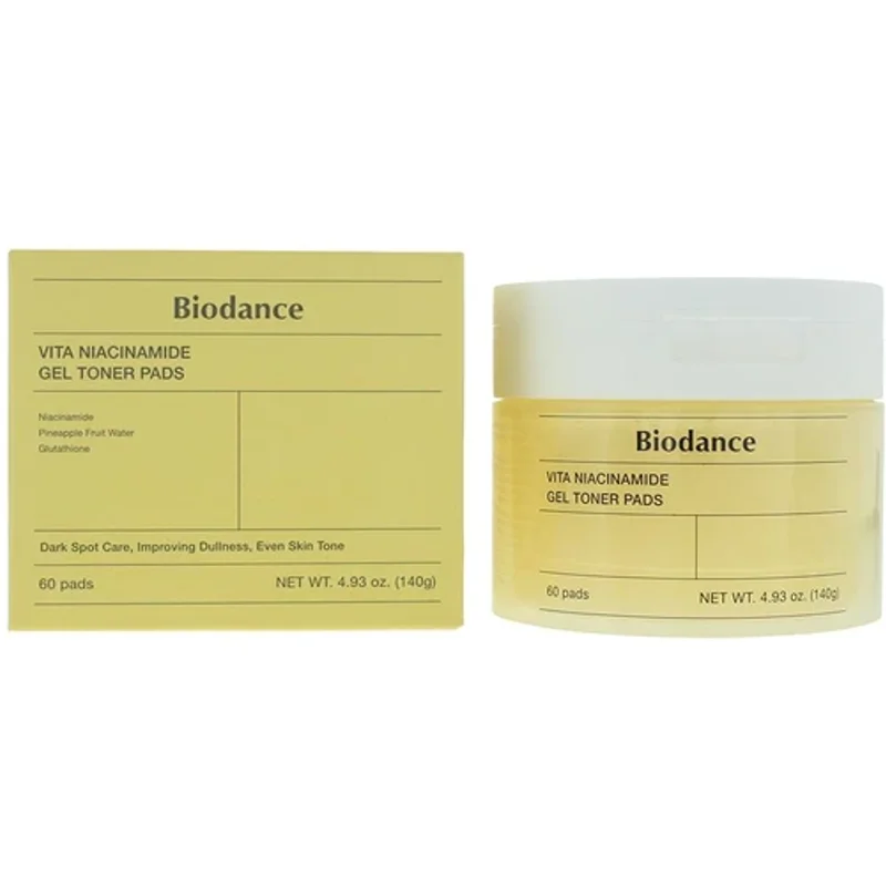 Biodance Vita Niacinamide Gel Toner Pads 60 Pads