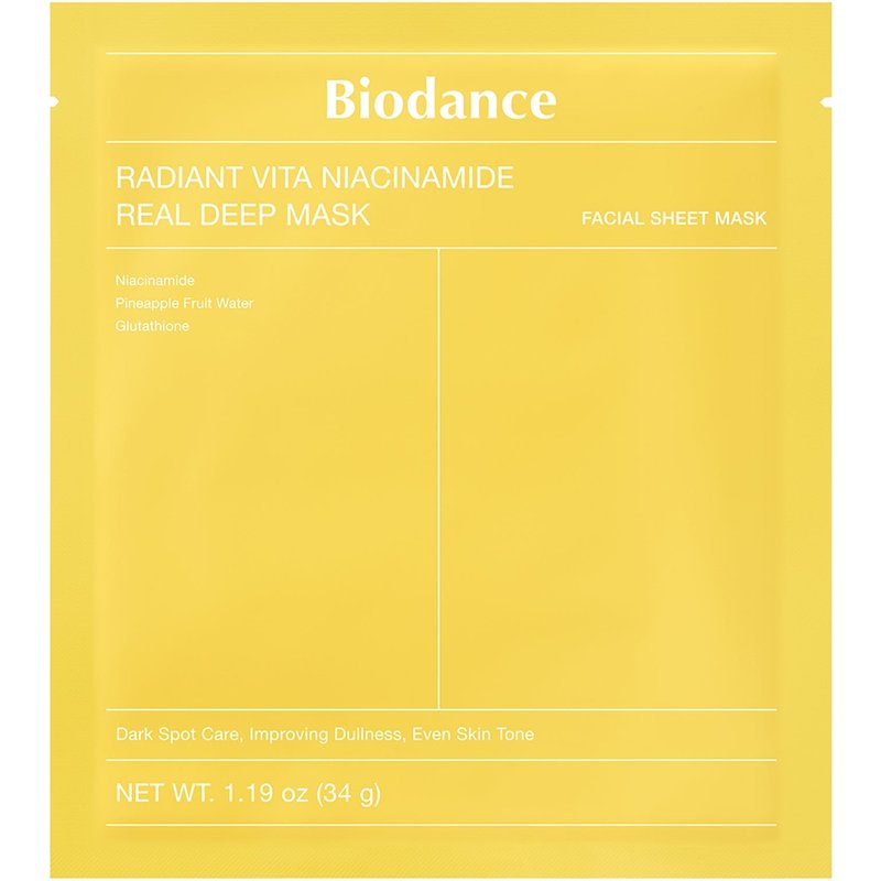 Biodance Radiant Vita Niacinamide Real Deep Mask (4 Pack)