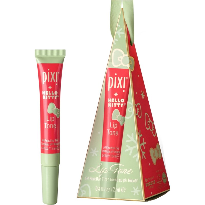 PIXI + HK Lip Tone Holiday 12ml Pyramid Ornament - Coral Delight