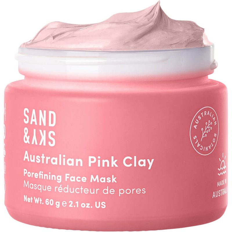 Sand & Sky Brilliant Skin Purifying Pink Clay Mask 60g