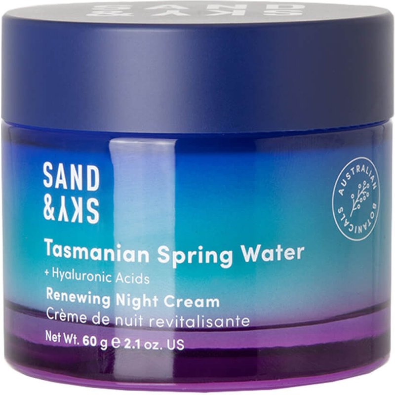 Sand & Sky Tasmanian Spring Water Night Cream 60g