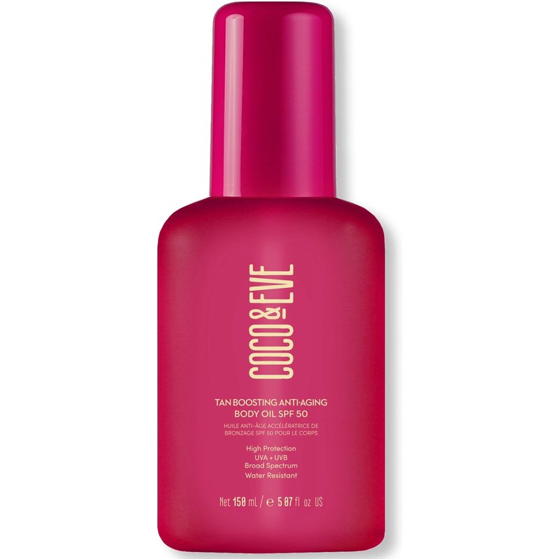 Coco & Eve Tan Boosting Anti-aging Body Oil SPF50