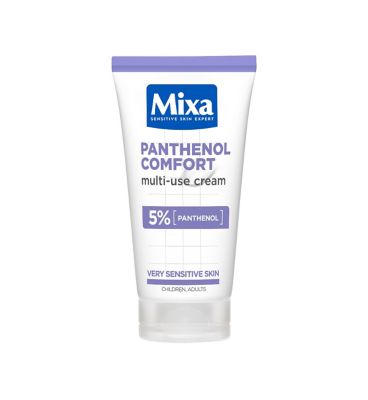 Mixa Body Cream, Panthenol Comfort Multi-Use Cream, Suitable for Sensitive and Eczema-Prone skin, 50ml