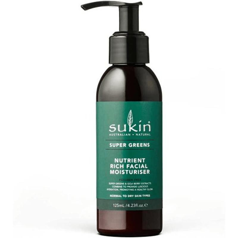 Sukin Super Greens Facial Moisturiser (125ml)
