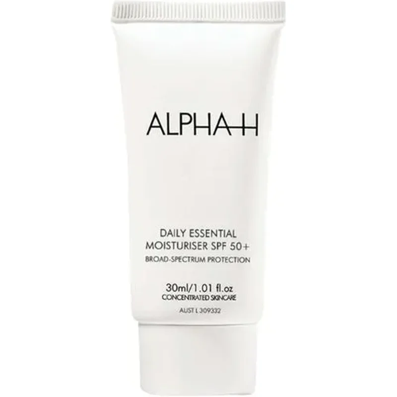 Alpha-H Daily Essential Moisturiser SPF 50+ With Vitamin E 30ml