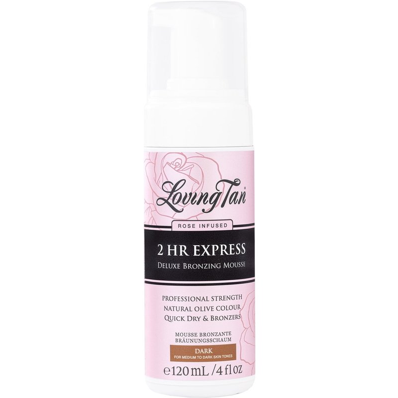 Loving Tan Rose 2HR Express Mousse 120ml- Dark