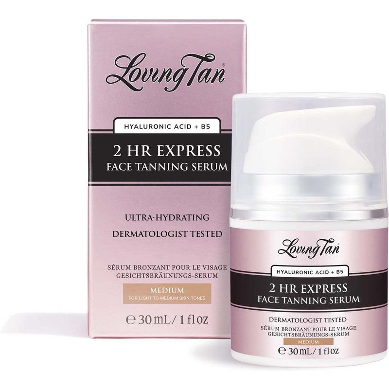 Loving Tan 2 Hour Express Face Tanning Serum Medium 30ml