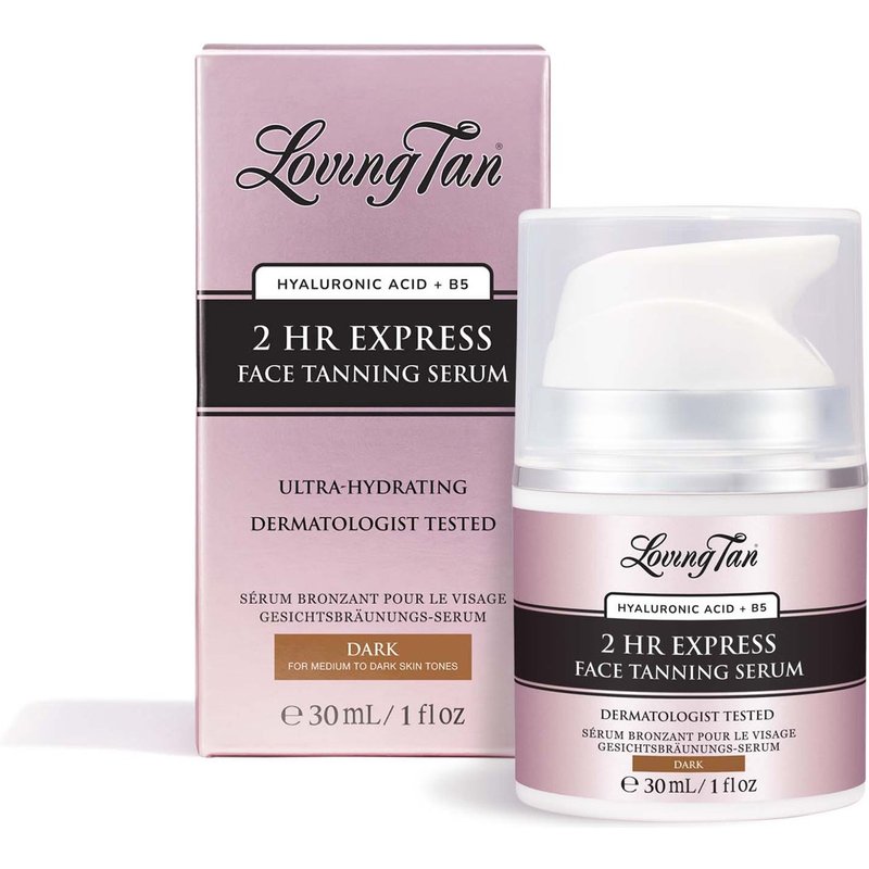 Loving Tan 2 Hour Express Face Tanning Serum Dark 30ml