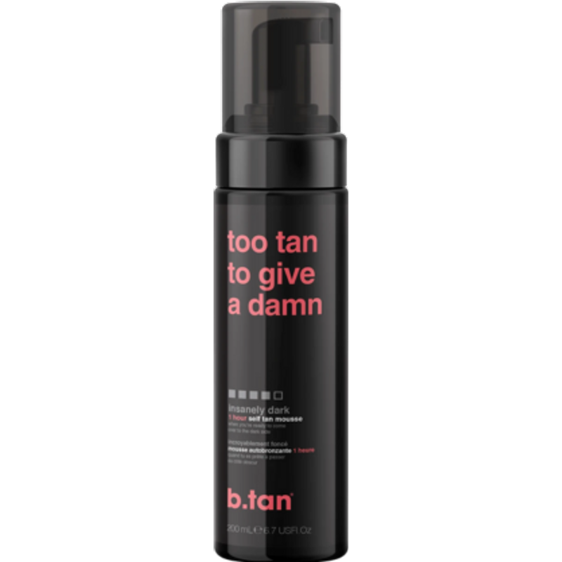 b.tan Too Tan To Give A Damn 1 Hour Self Tan Mousse - 200ml