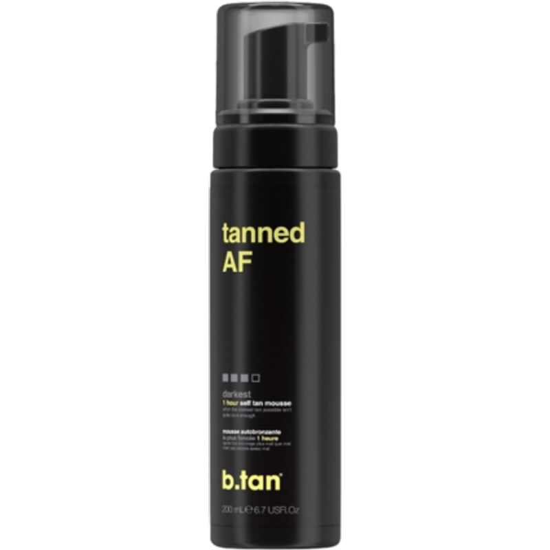 b.tan Tanned AF 1 Hour Self Tan Mousse - 200ml