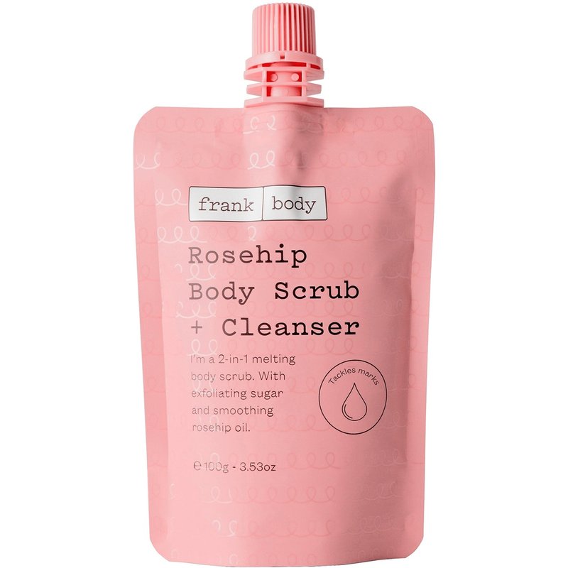 Frank Body Rosehip Body Scrub and Cleanser 100g