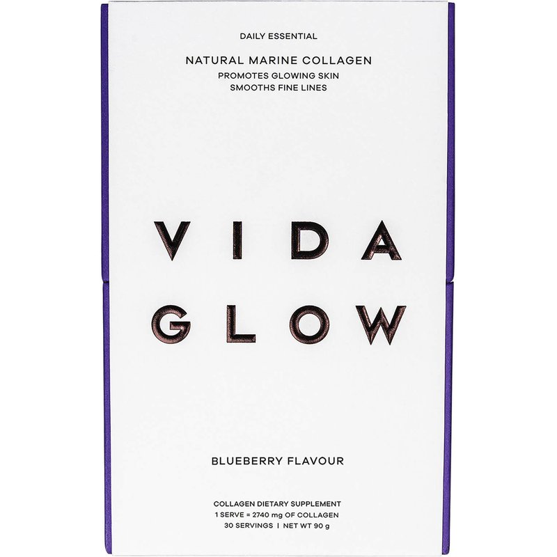Vida Glow Natural Marine Collagen Sachets - Blueberry