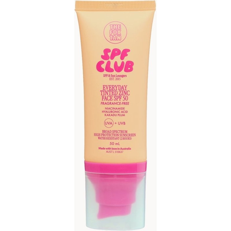 The Fox Tan Everyday Tinted Zinc SPF50 50ml