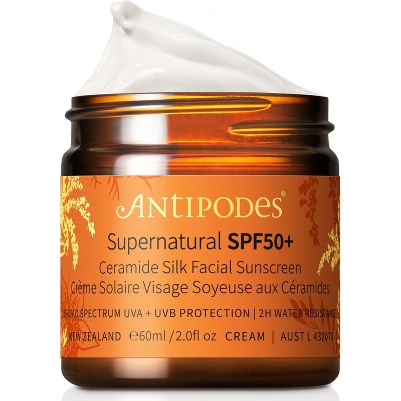 Antipodes Supernatural SPF50+ Ceramide Silk Facial Sunscreen 60ml