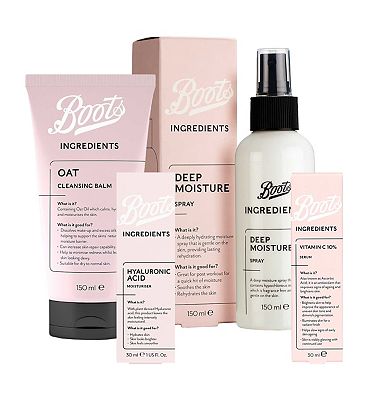 Boots Ingredients Hydrate Routine Bundle