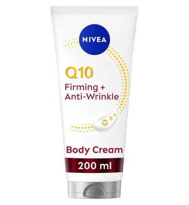NIVEA Q10 Firming + Anti-Wrinke Body Neck  Chest Cream Moisturiser 200ml