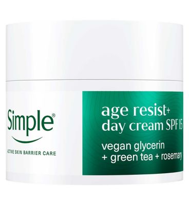 Simple Age Resist+ Day Cream SPF15 50ml