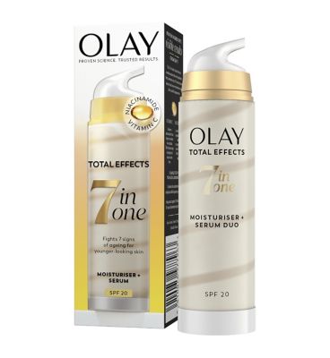 Olay Total Effects Moisturiser And Serum Duo