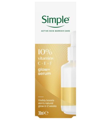 Simple Glow+ 10% Vitamins C + E + F Serum 30 ml
