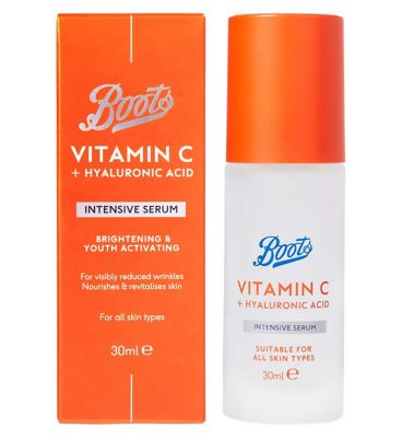 Boots Vitamin C + Hyaluronic Acid Serum 30ml